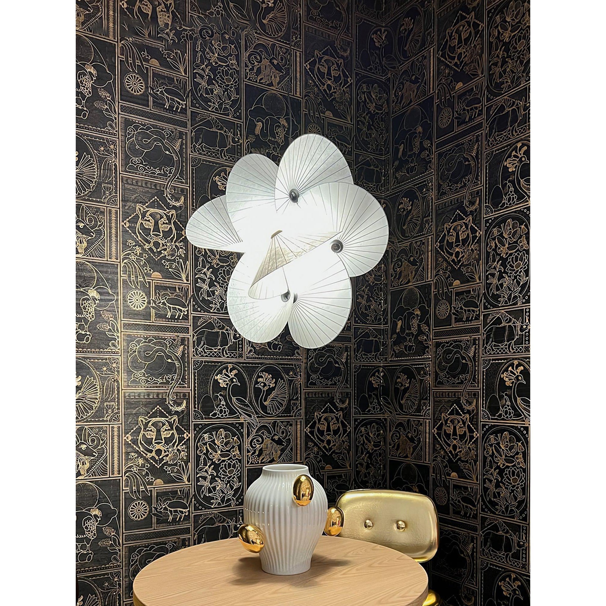 Zerinarae Individual Creativity Metal Fabric Pendant Light - Lamp Copper