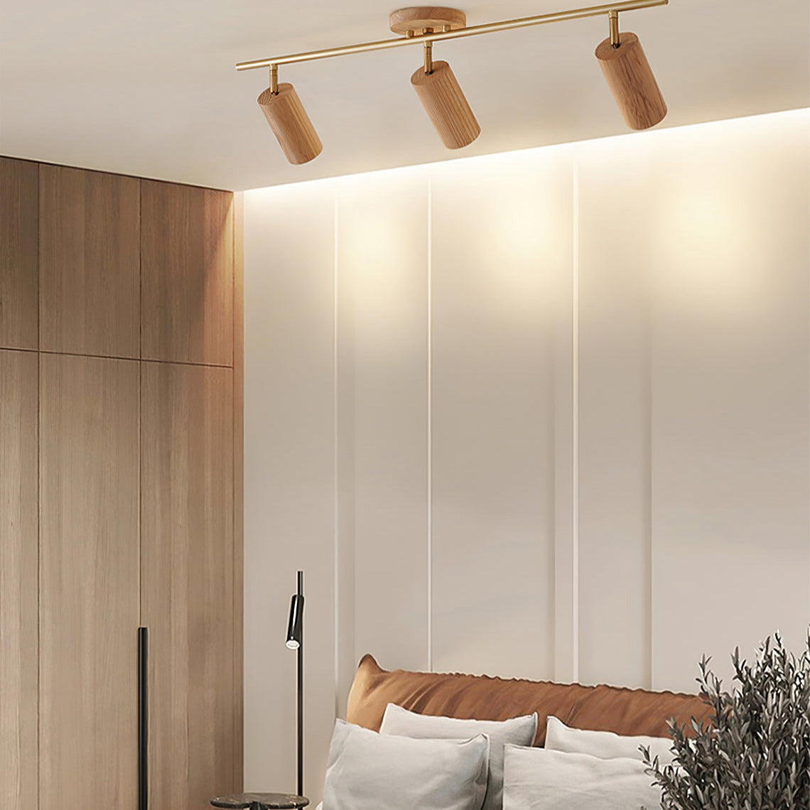 Aim Foco de Techo de Madera para Salón Largo