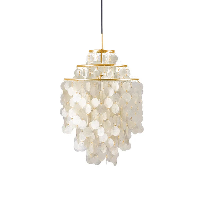Round Shell Chandelier - Letslighting