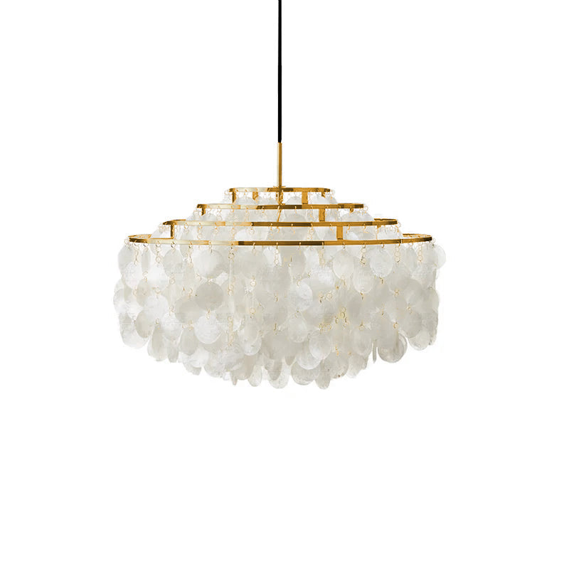 Round Shell Chandelier - Letslighting
