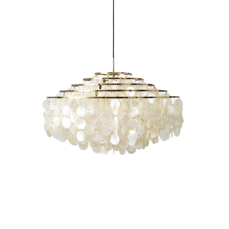 Round Shell Chandelier - Letslighting