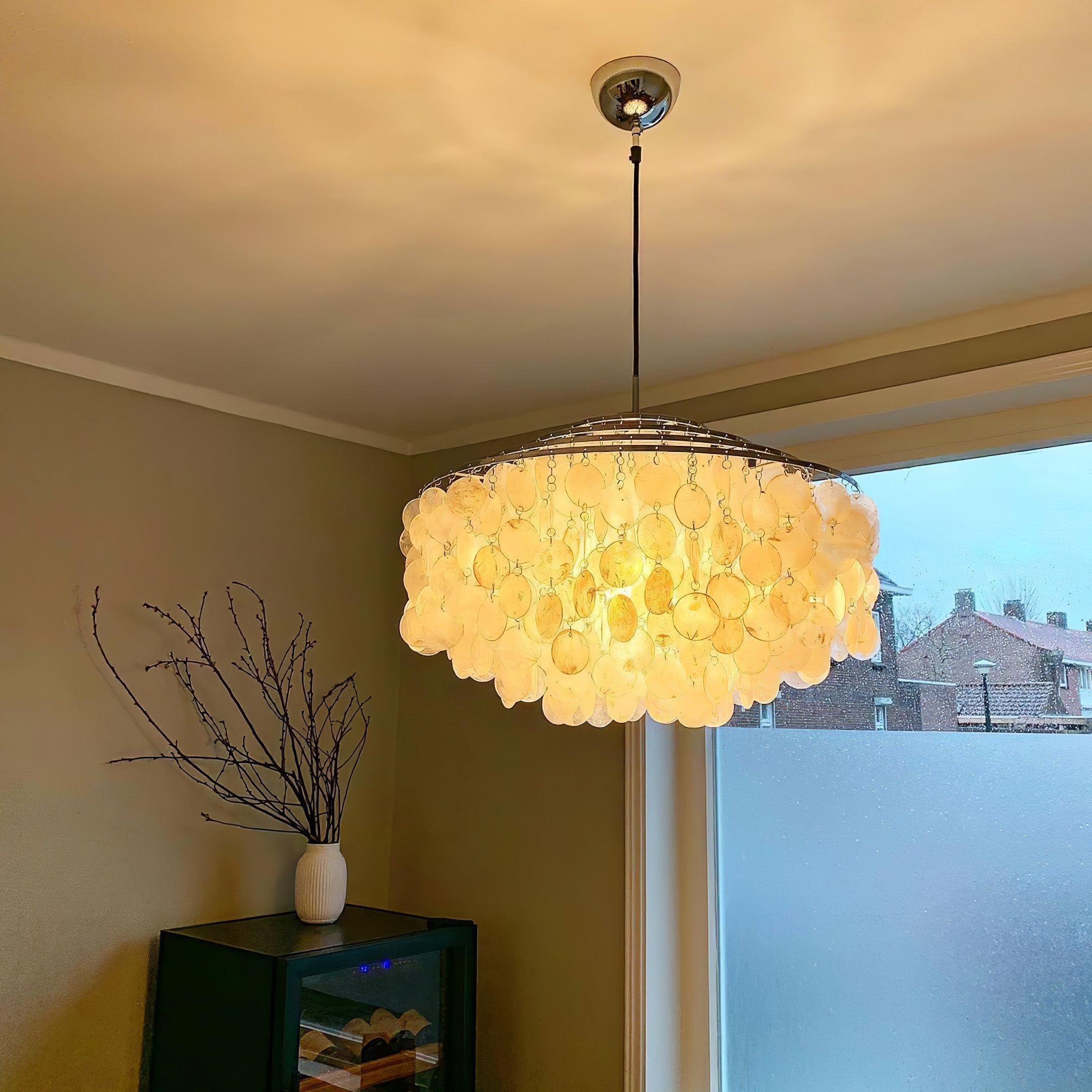 Round Shell Chandelier - Letslighting
