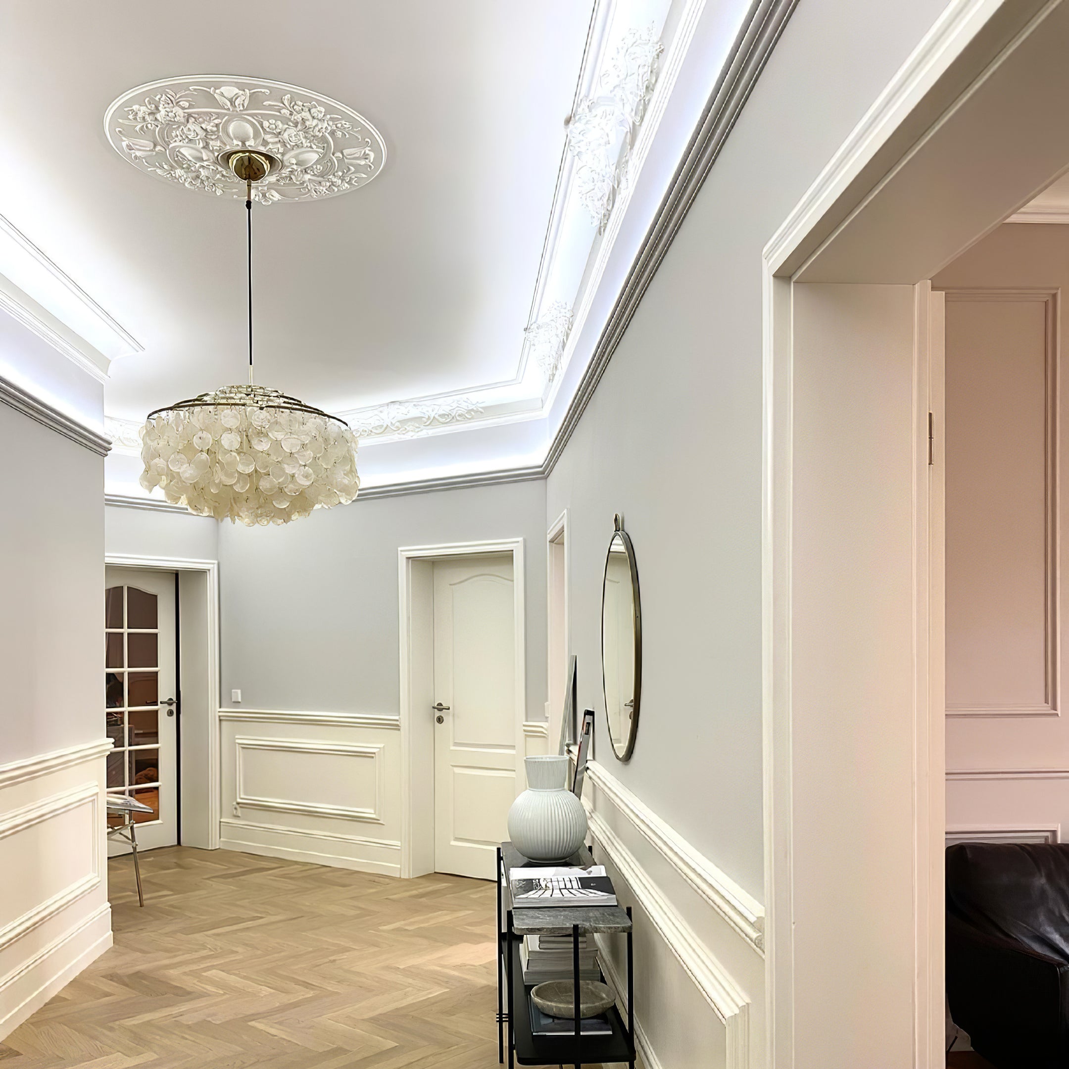Round Shell Chandelier - Letslighting