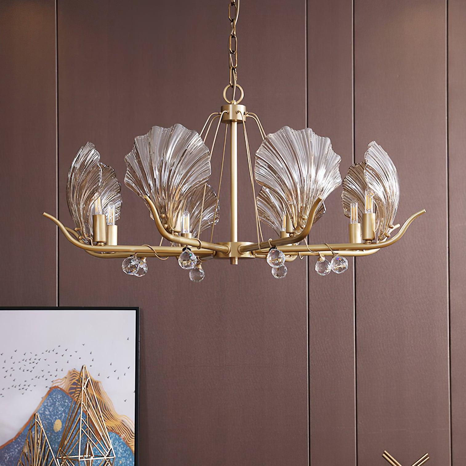 Shell Crystal Chandelier - Letslighting