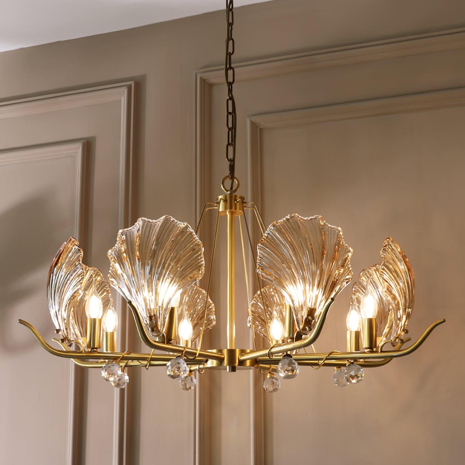 Shell Crystal Chandelier - Letslighting