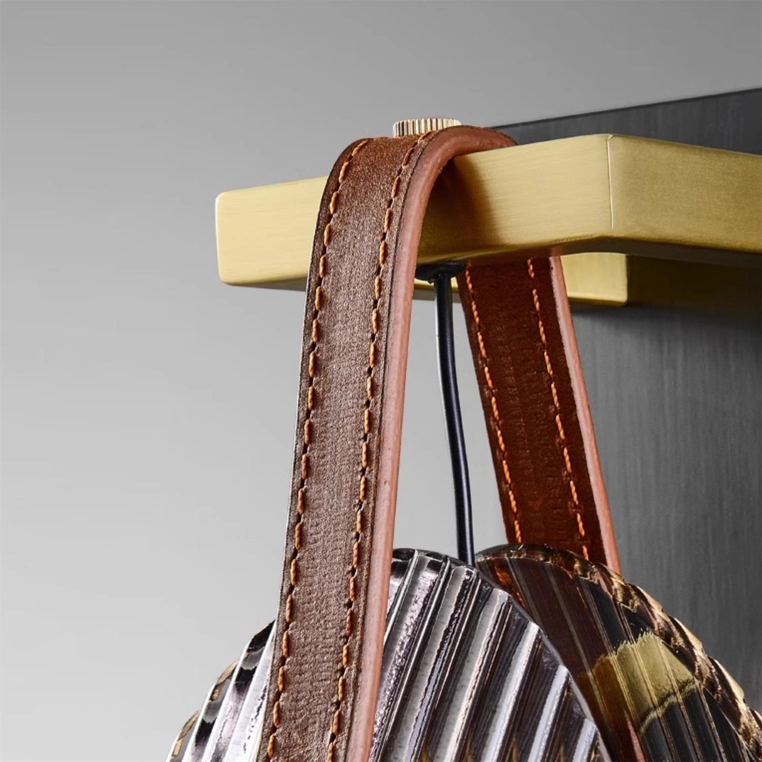 Zaphais Individual Creativity Metal Glass Wall Lamp - Lamp Copper