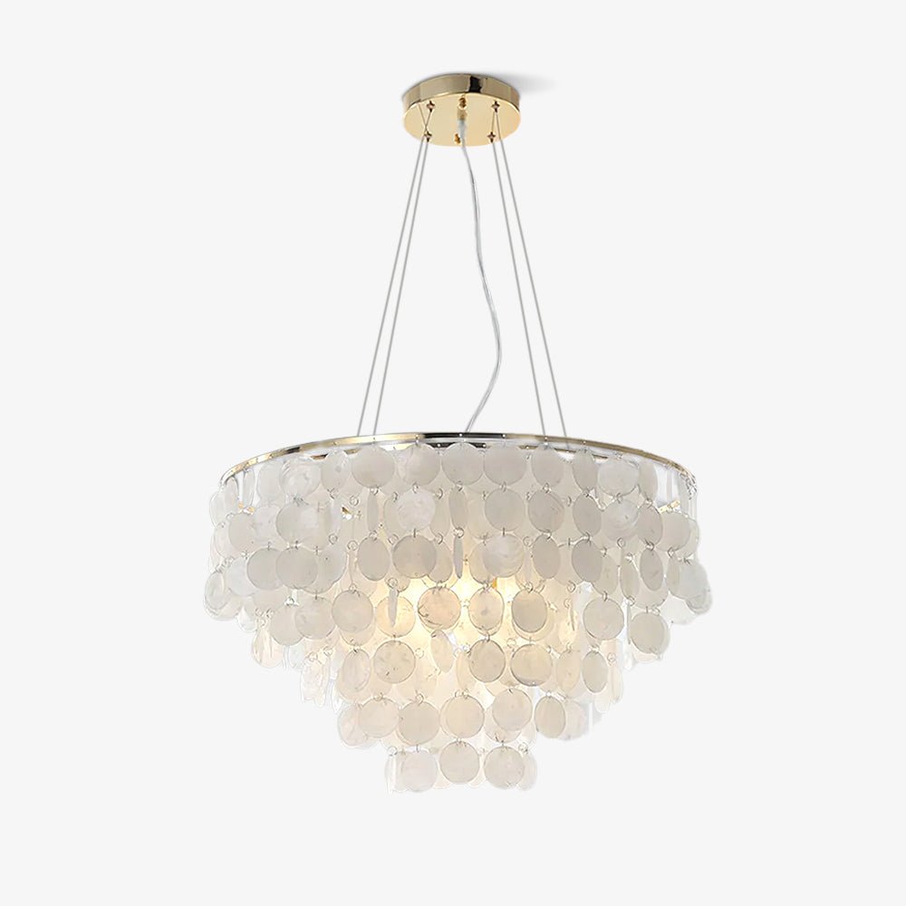 Esileth Postmodern Luxury Shell Wind Chime Metal Chandelier - Letslighting