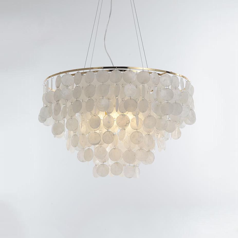 Esileth Postmodern Luxury Shell Wind Chime Metal Chandelier - Letslighting