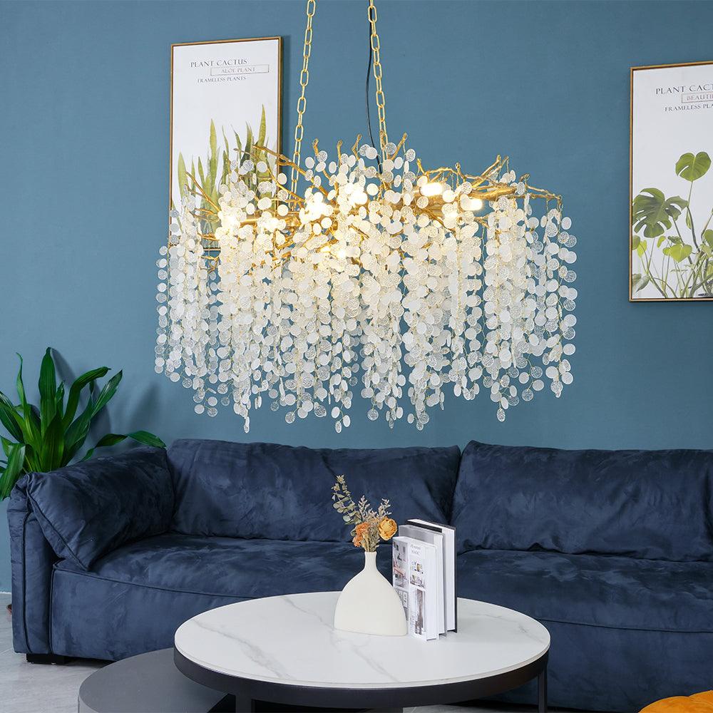 Shiro Noda Crystal Chandelier - Letslighting