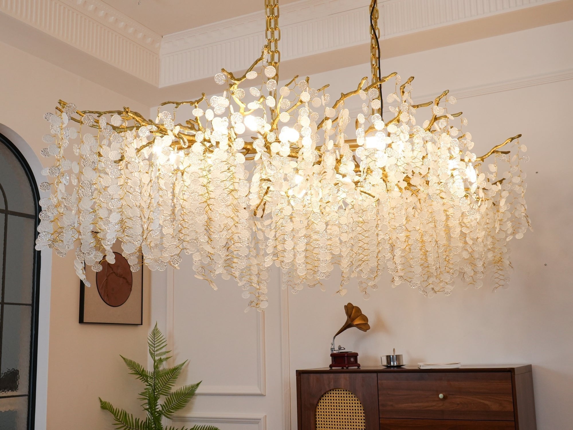 Shiro Noda Crystal Chandelier - Letslighting