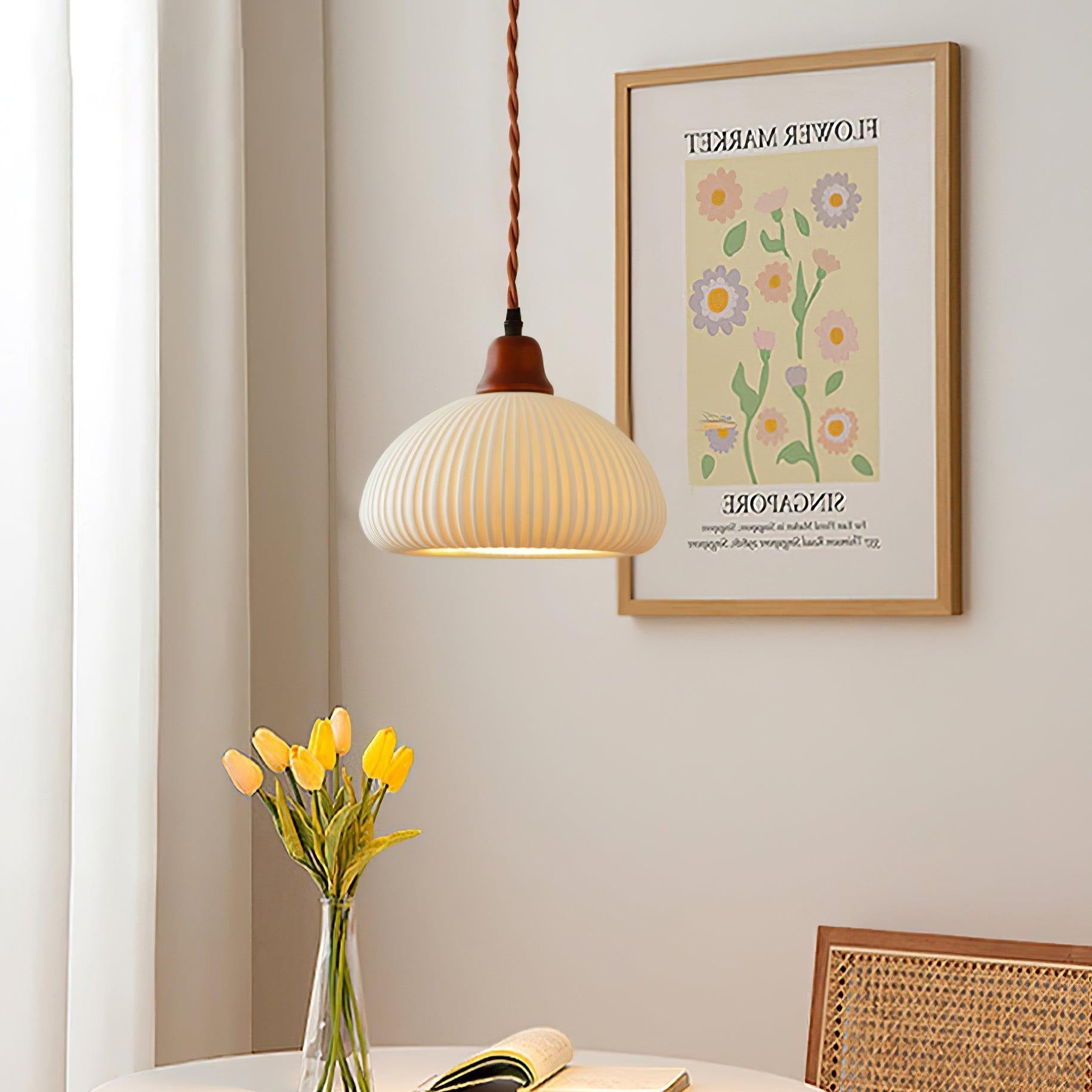 Olivia Lámparas Colgantes Elegantes de Cerámica