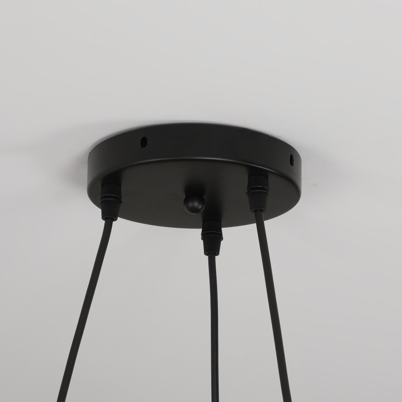 Muto Lámpara de Araña Redonda con Pájaros