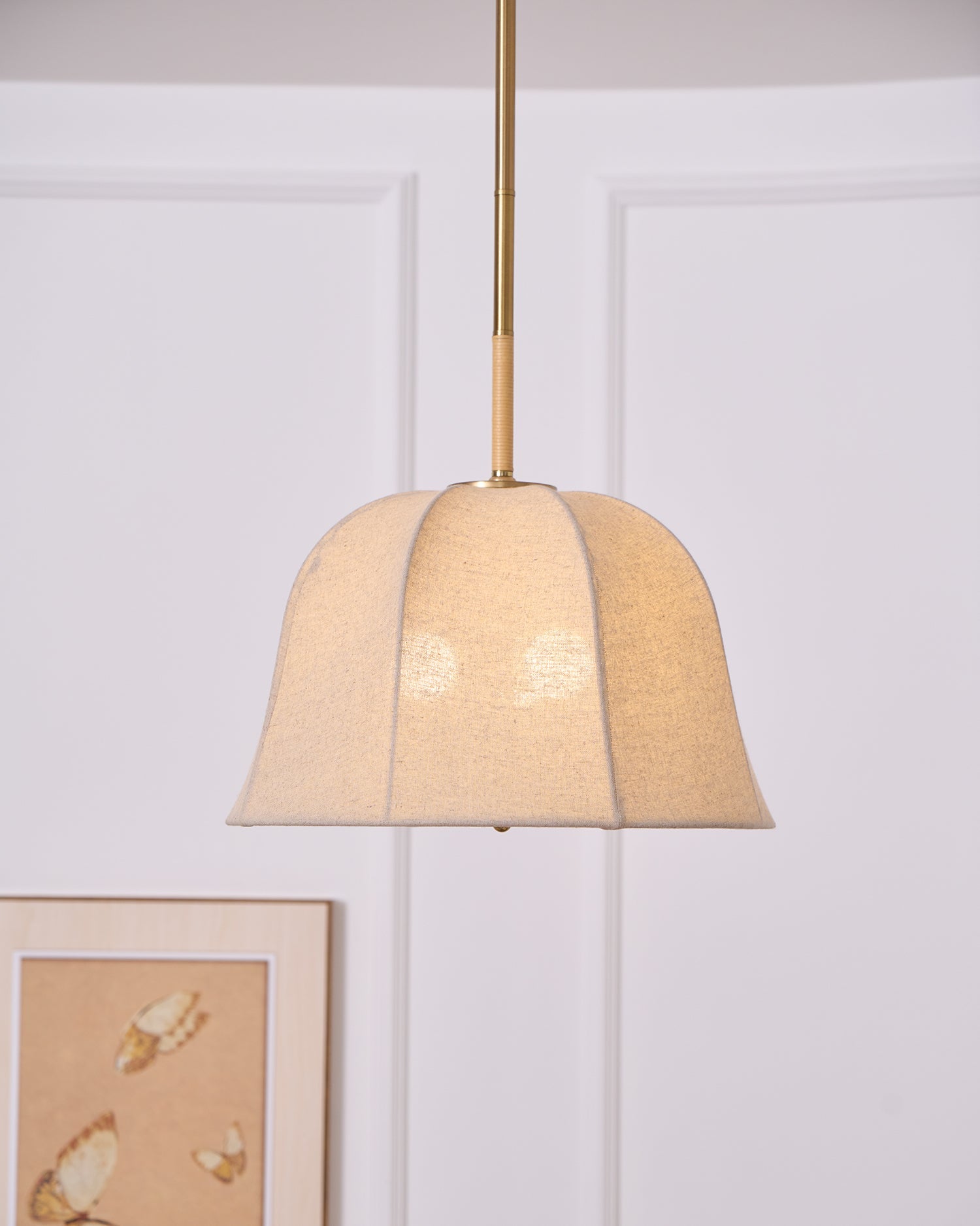 Sienna Linen Pendant Lamp - Letslighting