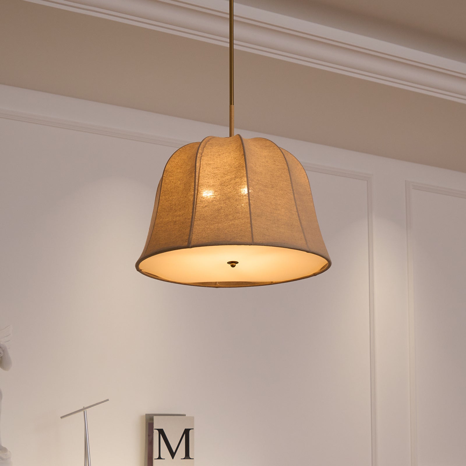 Sienna Linen Pendant Lamp - Letslighting