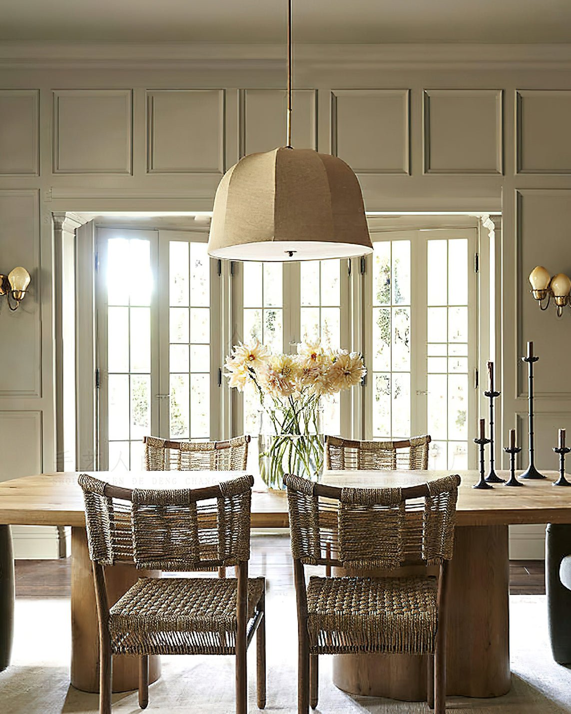 Sienna Linen Pendant Lamp - Letslighting