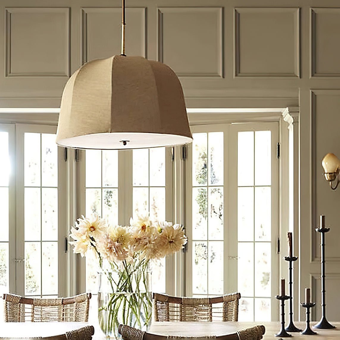 Sienna Linen Pendant Lamp - Letslighting