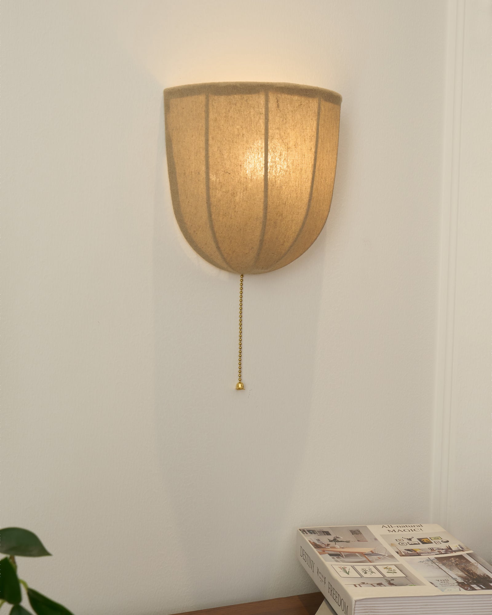 Sienna Linen Wall Sconce - Letslighting