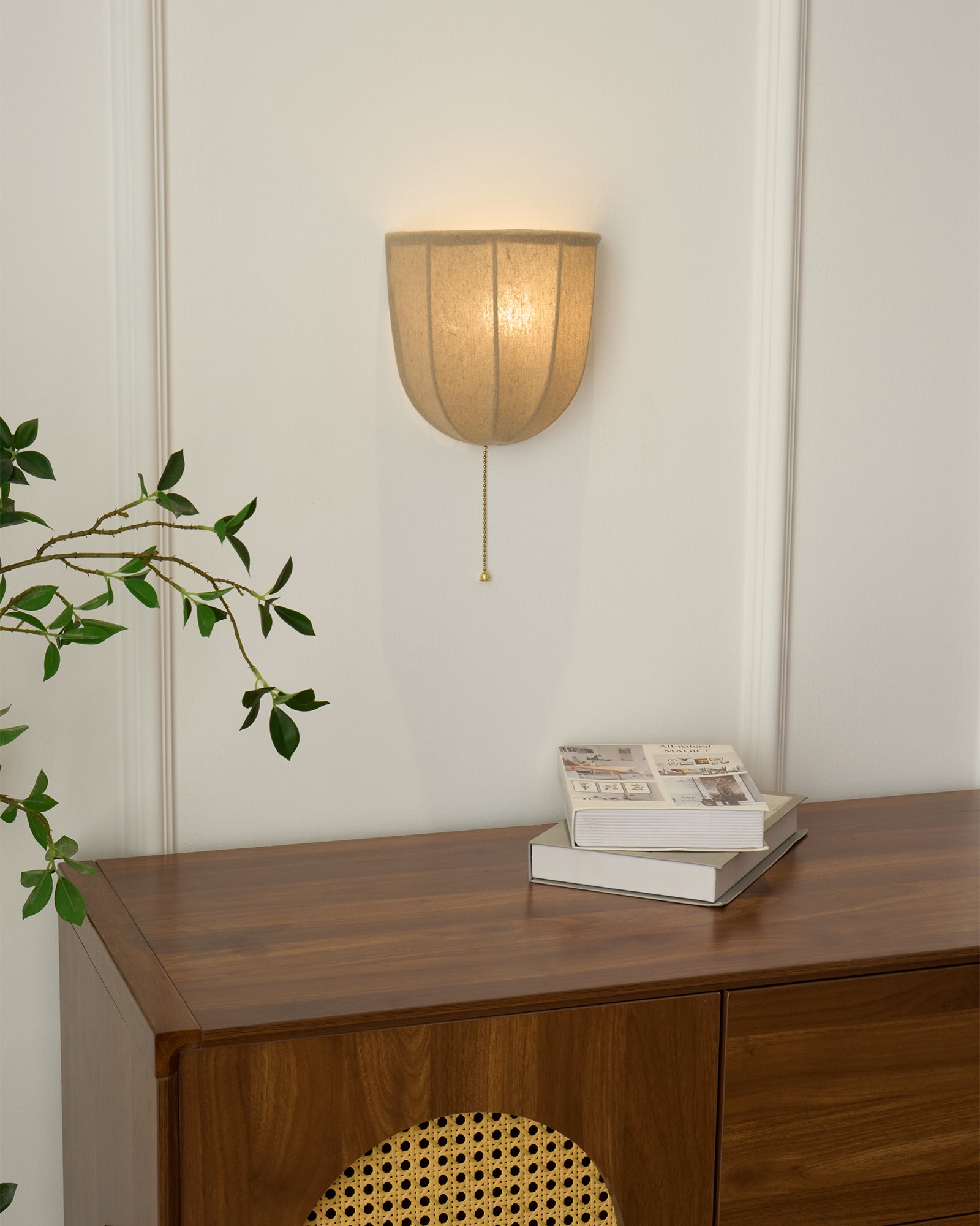 Sienna Linen Wall Sconce - Letslighting