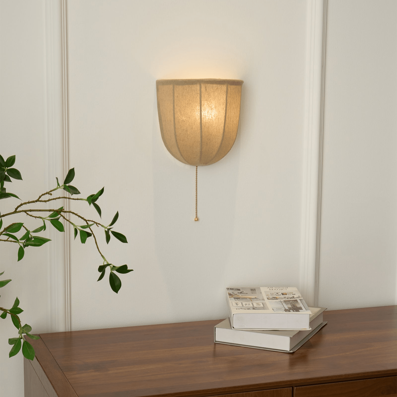 Sienna Linen Wall Sconce - Letslighting