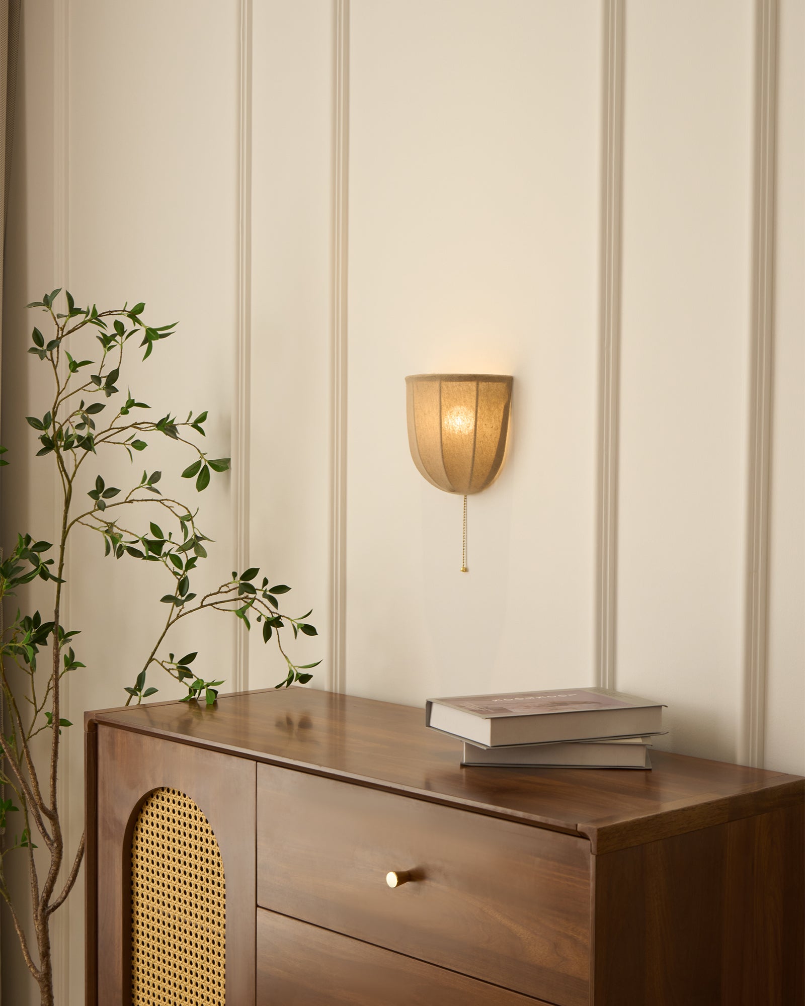 Sienna Linen Wall Sconce - Letslighting