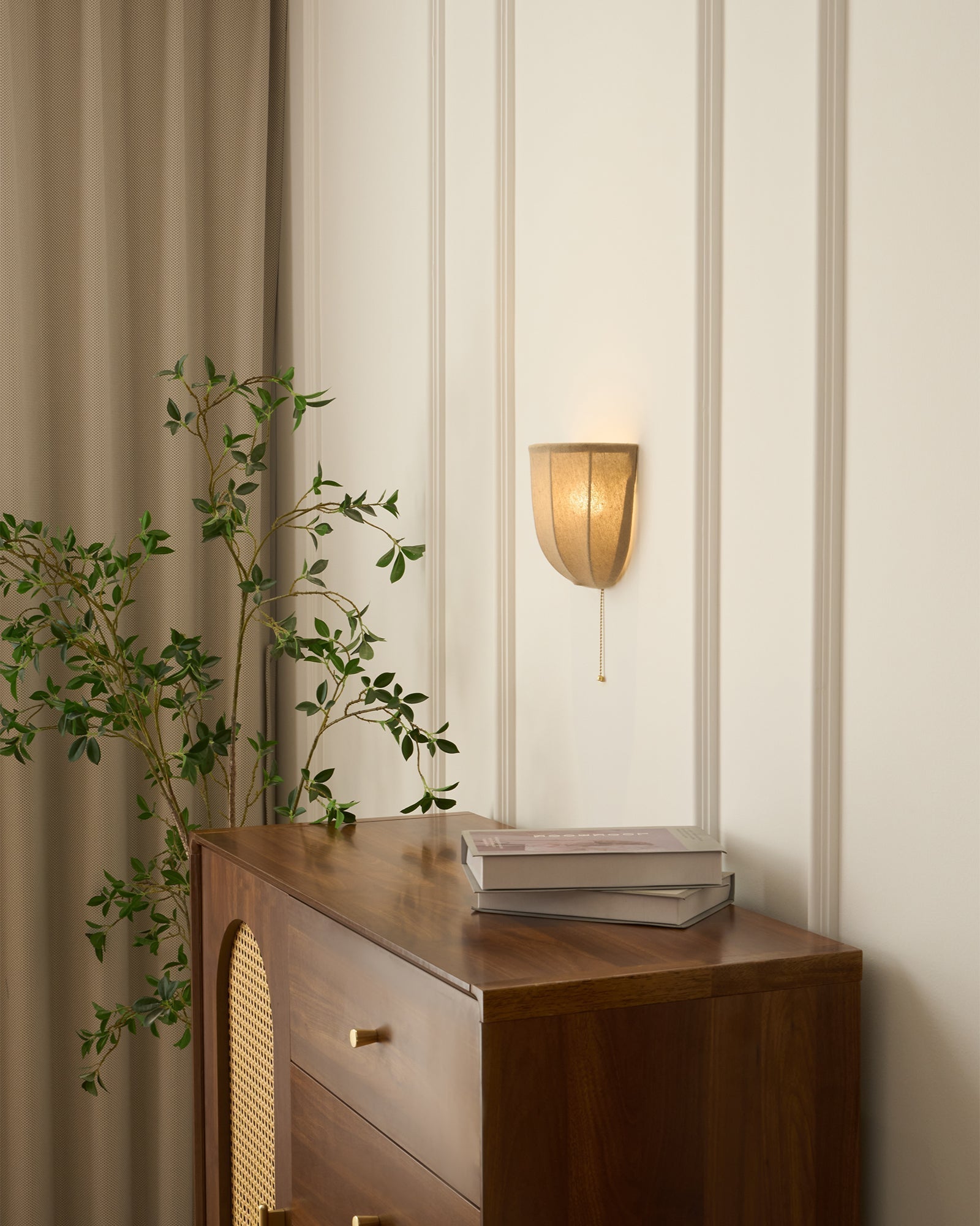 Sienna Linen Wall Sconce - Letslighting