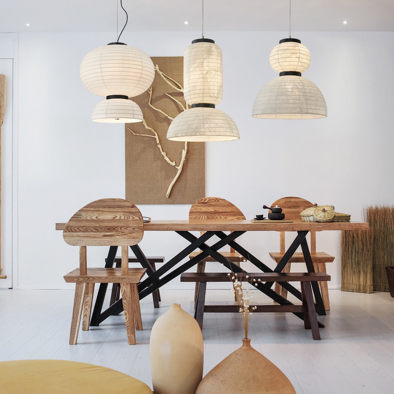 Modern Silk Pendant Light - Letslighting