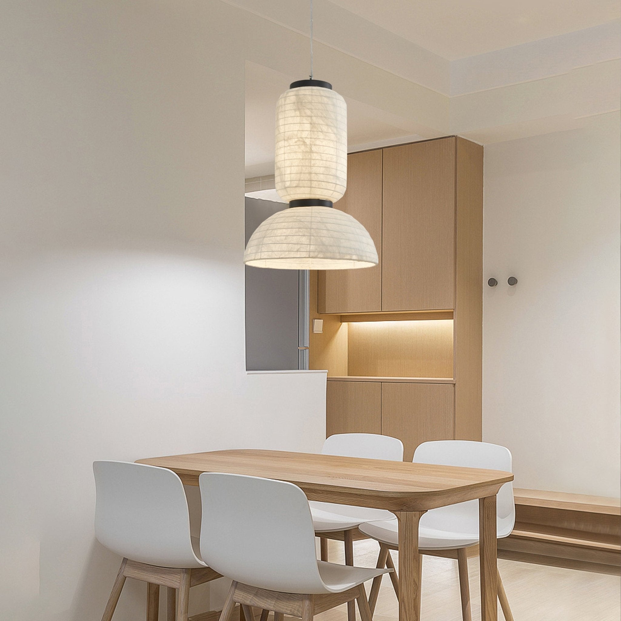 Modern Silk Pendant Light - Letslighting