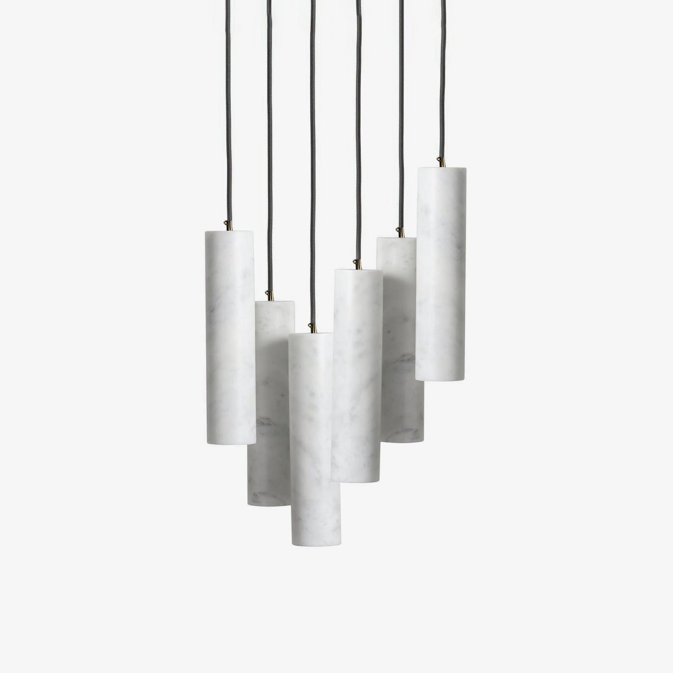 Nyxara Cluster Alabaster Pendant Light Staircase - Letslighting