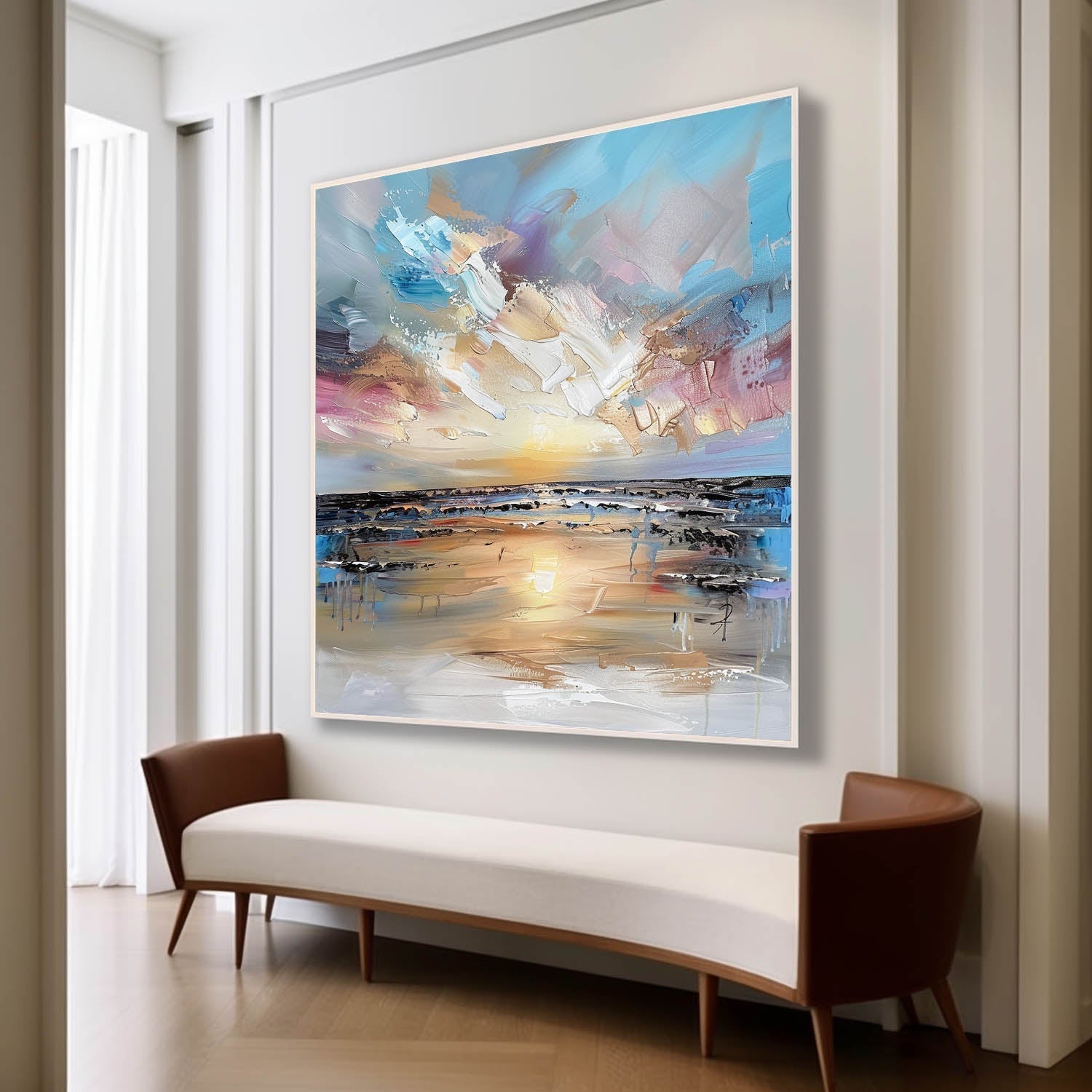 Maris Arte en Lienzo de Paisaje - Letslighting