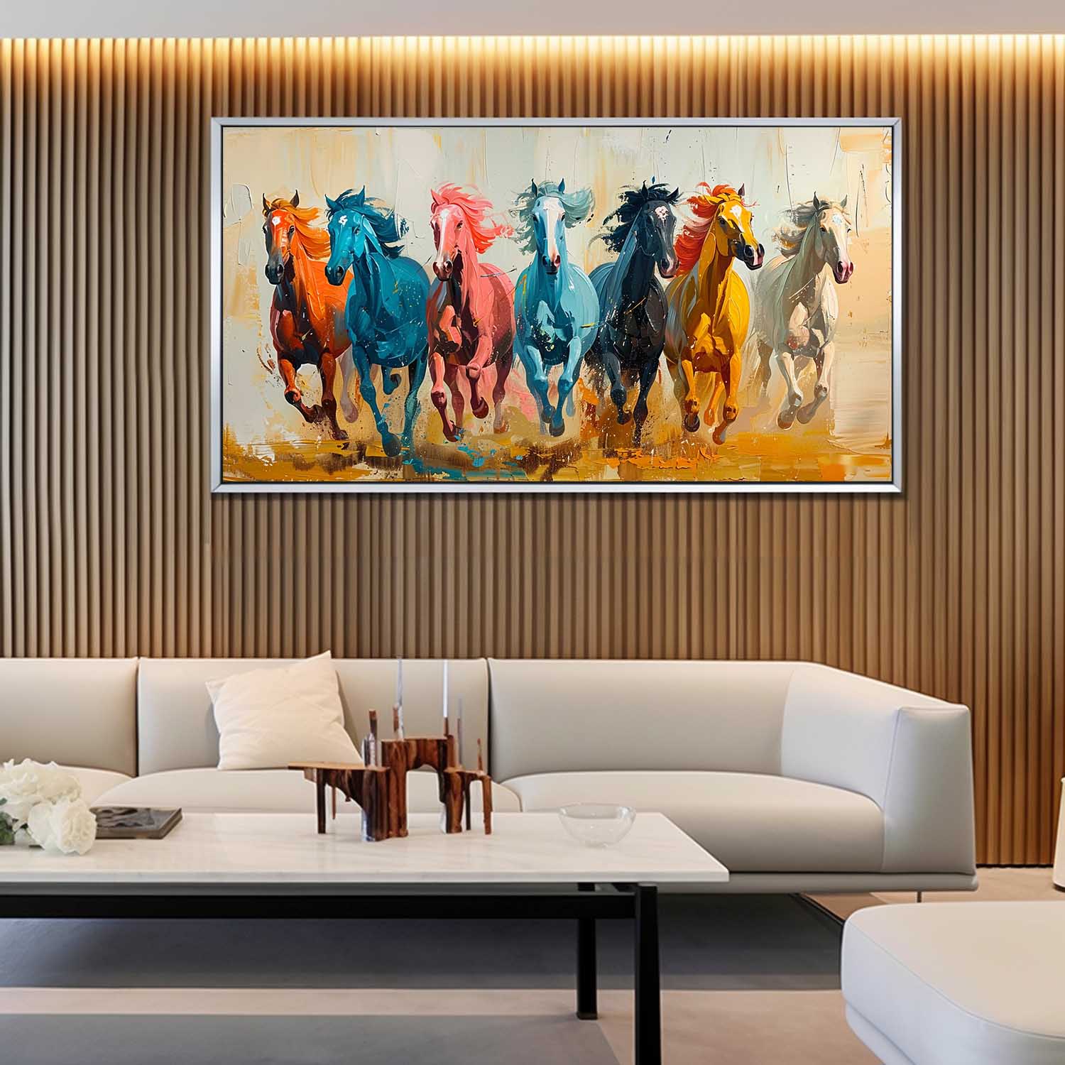 Troy Arte de Caballos Contemporáneo - Letslighting