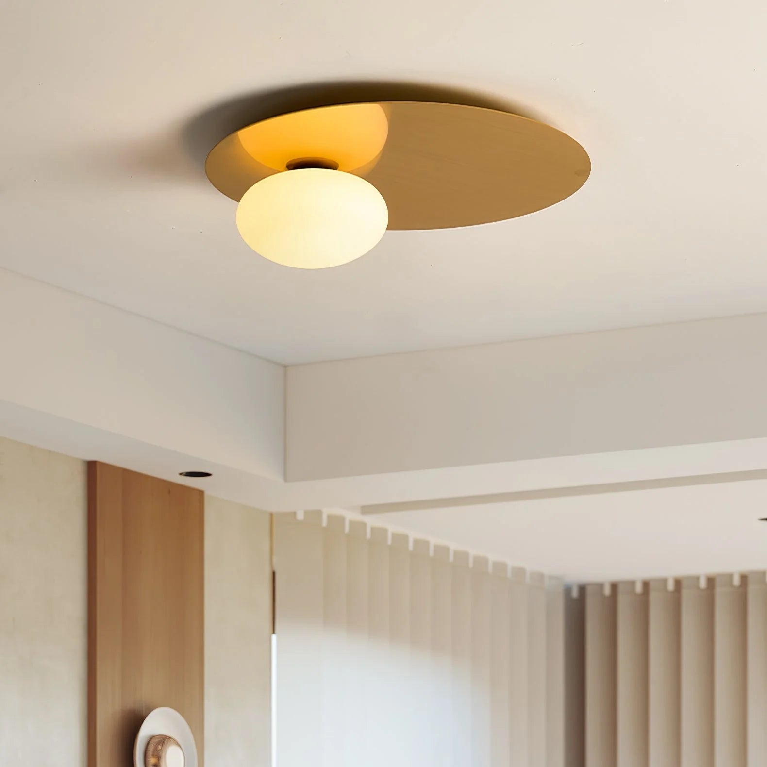 Arisha Minimalista LED Lámpara de Techo Metal Salón