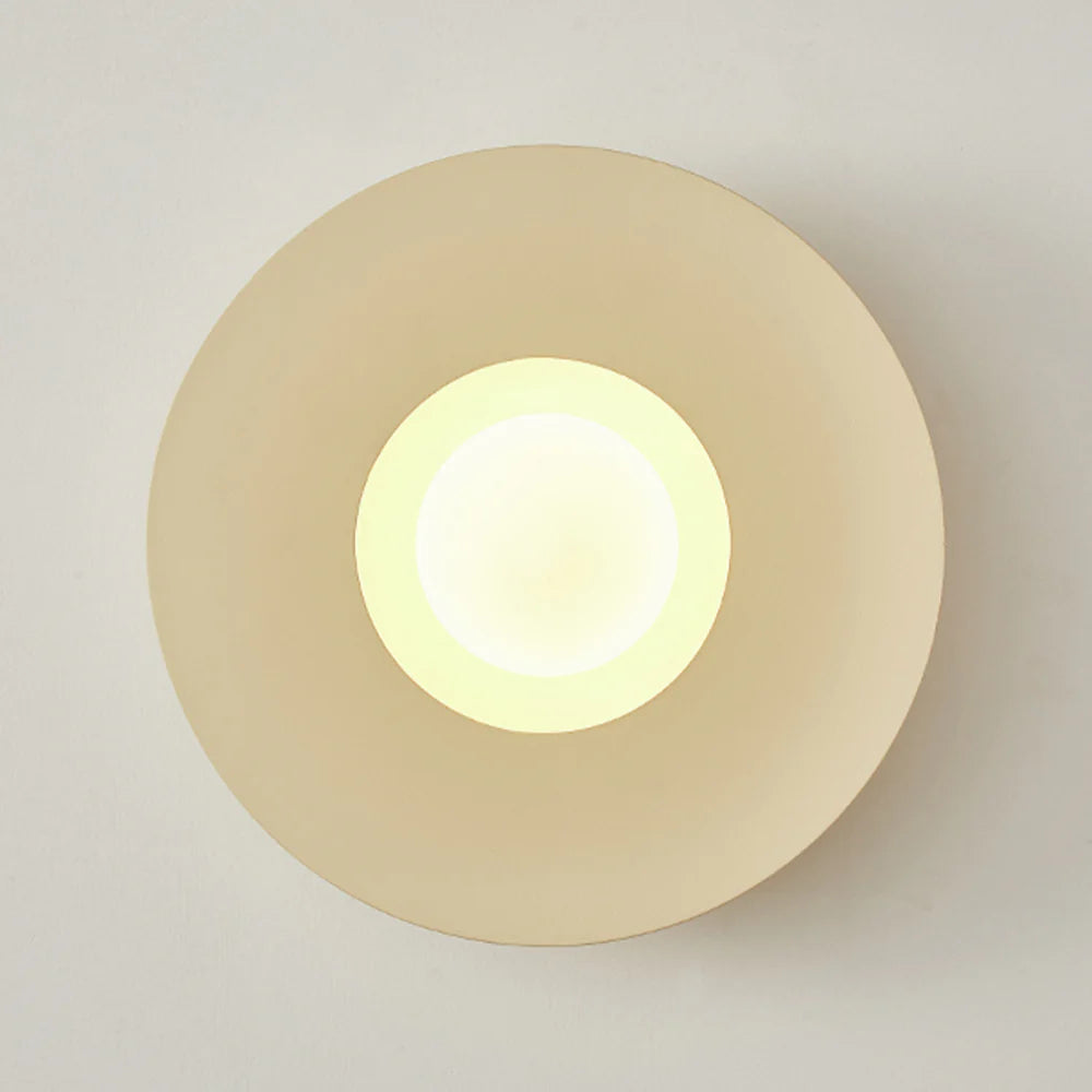 Arisha Moderna LED Aplique Café Leche Vidrio Salón