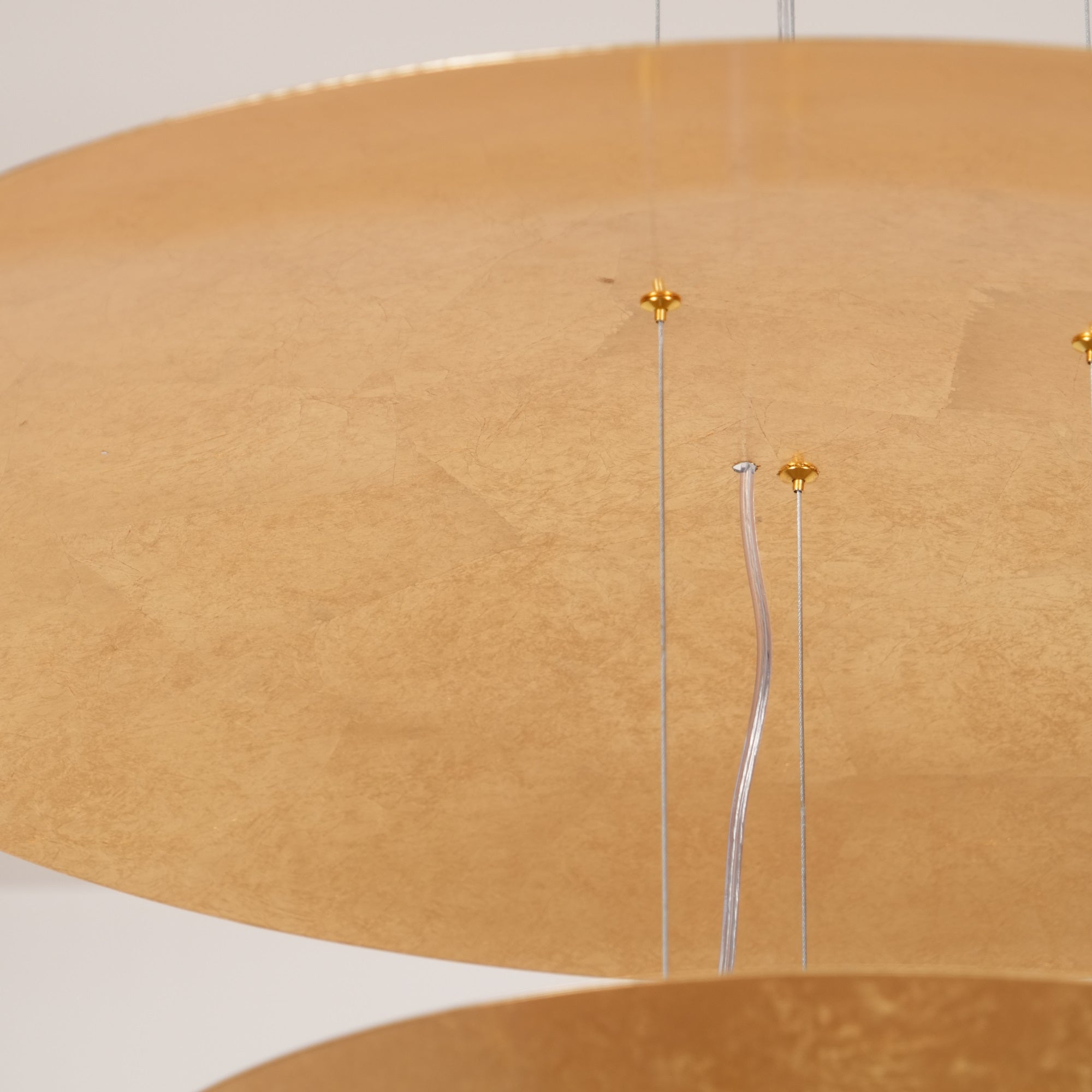 Zathaara Layered Gold Foil Pendant Light - Letslighting