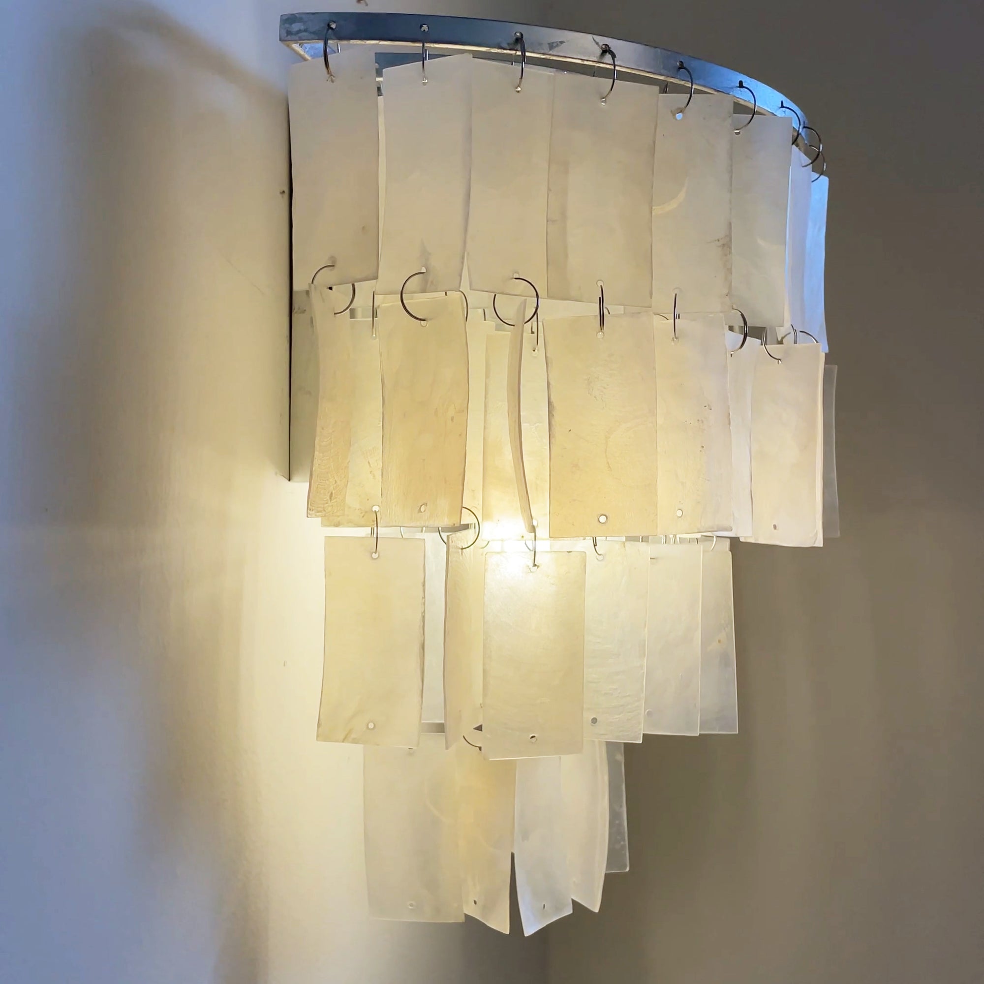 Skye Shell Tiered Wall Lamp - Letslighting