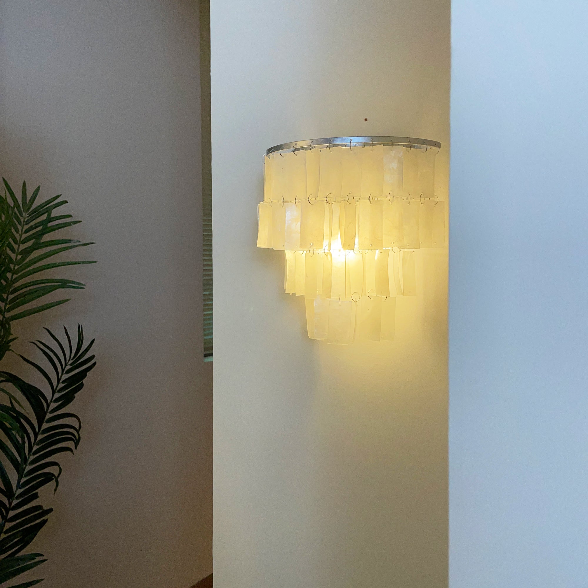 Skye Shell Tiered Wall Lamp - Letslighting