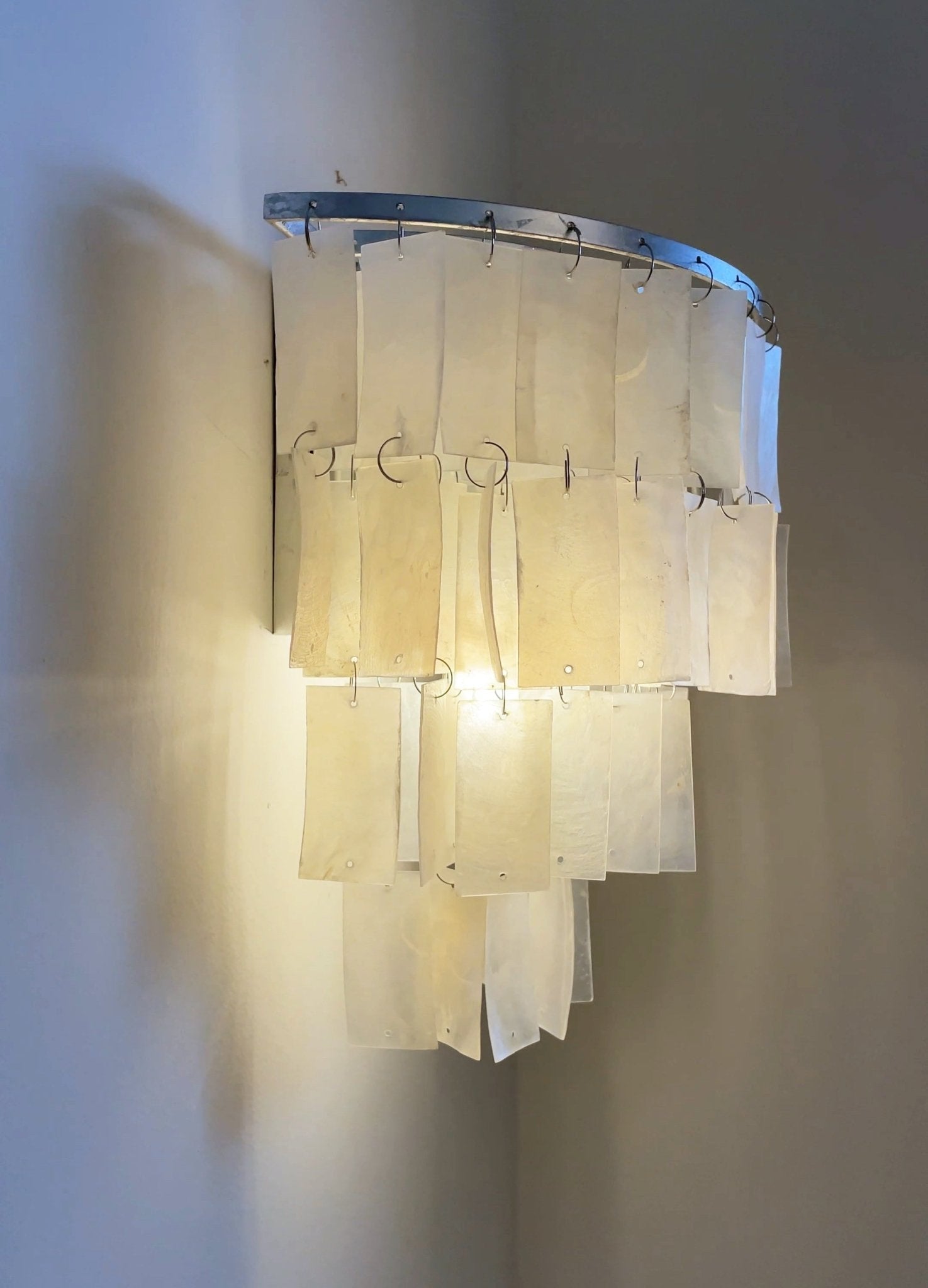 Skye Shell Tiered Wall Lamp - Letslighting