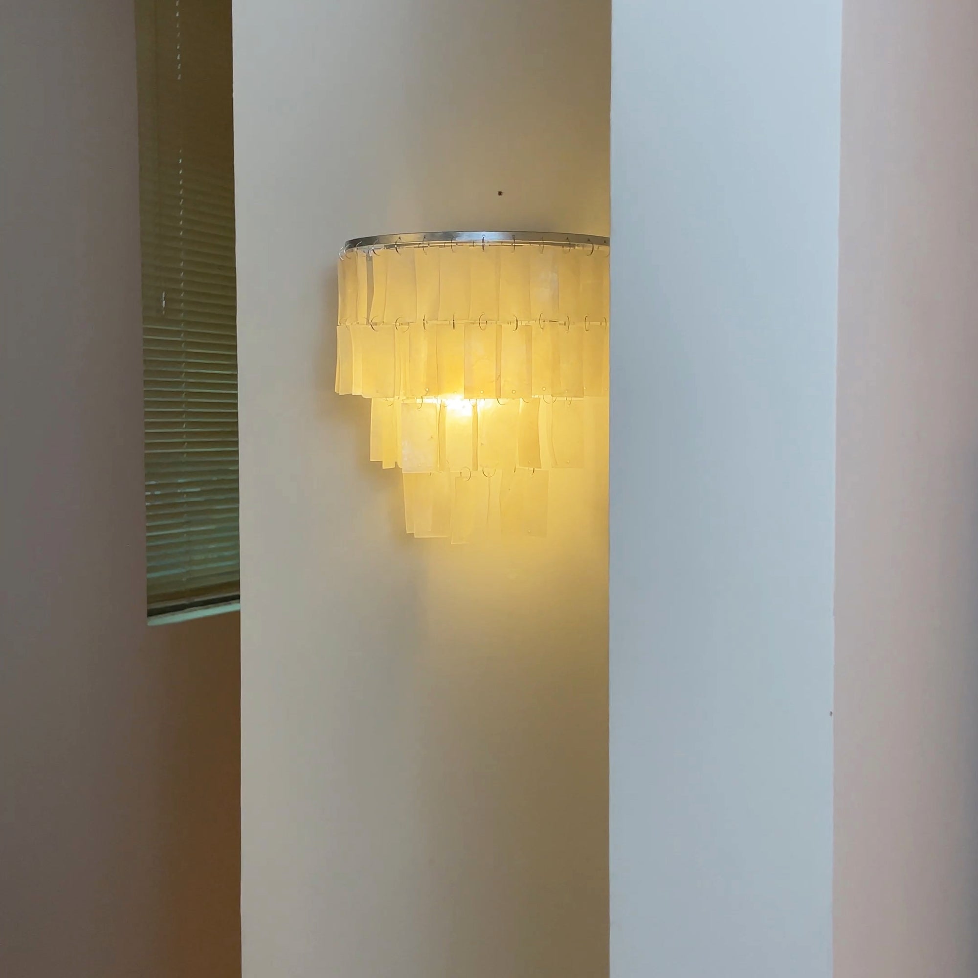 Skye Shell Tiered Wall Lamp - Letslighting
