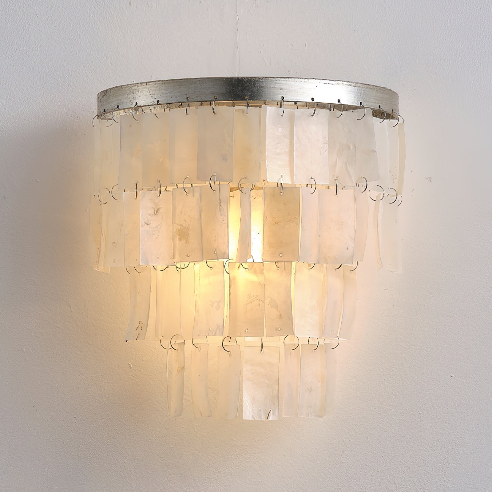 Skye Shell Tiered Wall Lamp - Letslighting