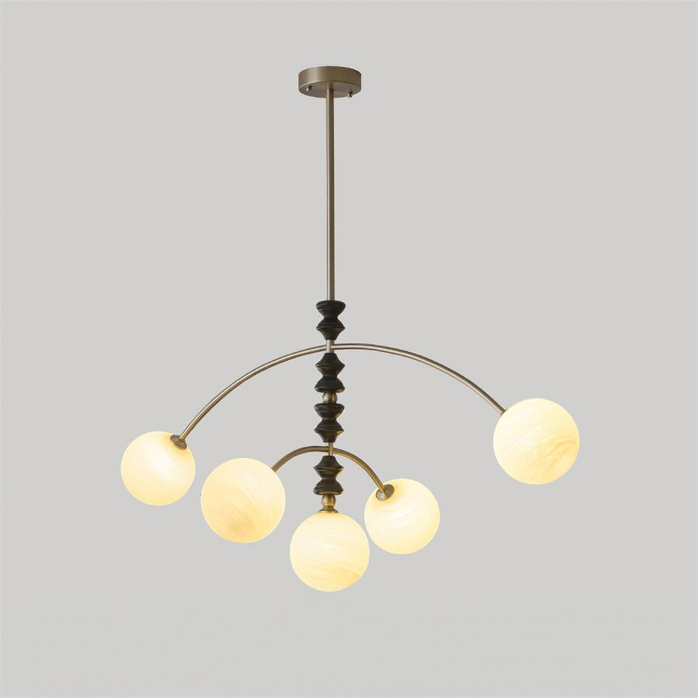 Veyra Chandelier Imitation Alabaster - Letslighting