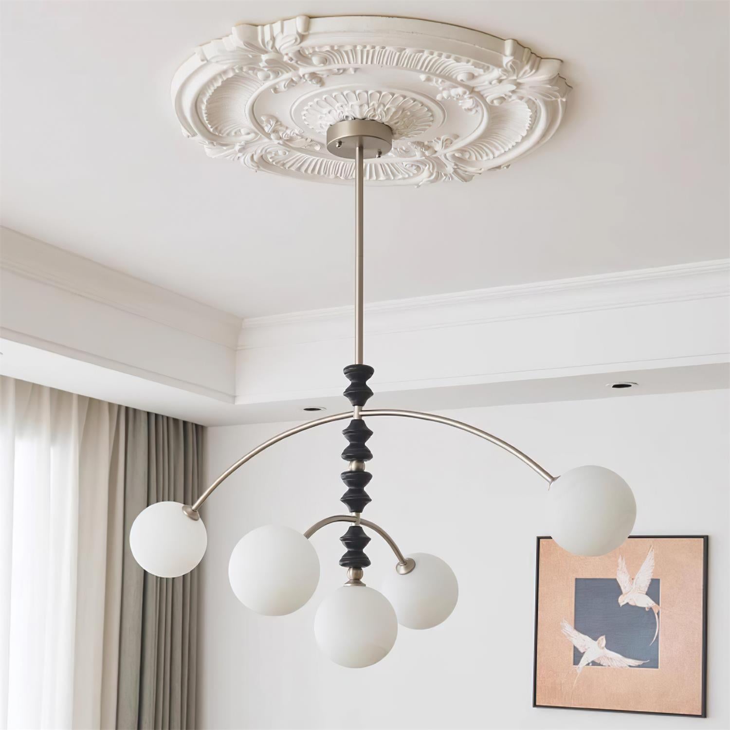 Veyra Chandelier Imitation Alabaster - Letslighting