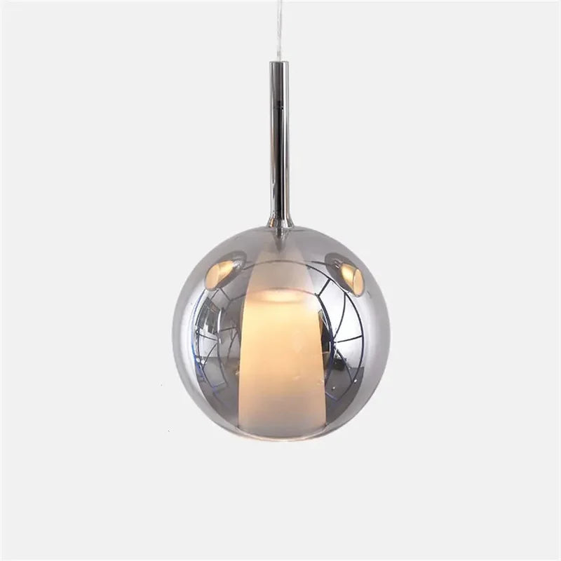 Valentina Moderno Esfera LED Lámpara Colgante Vidrio Comedor