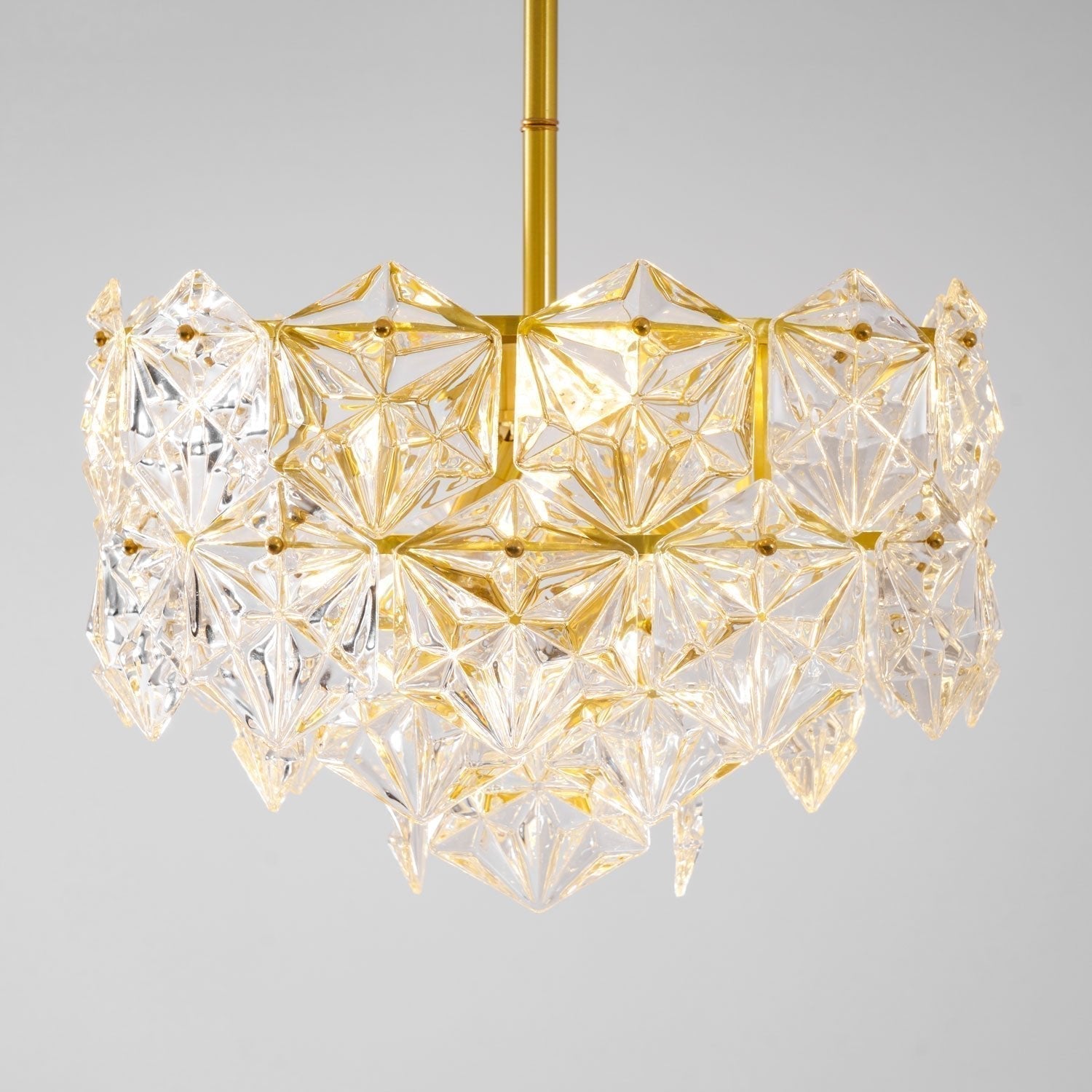 Snowflake Glass Chandelier - Letslighting