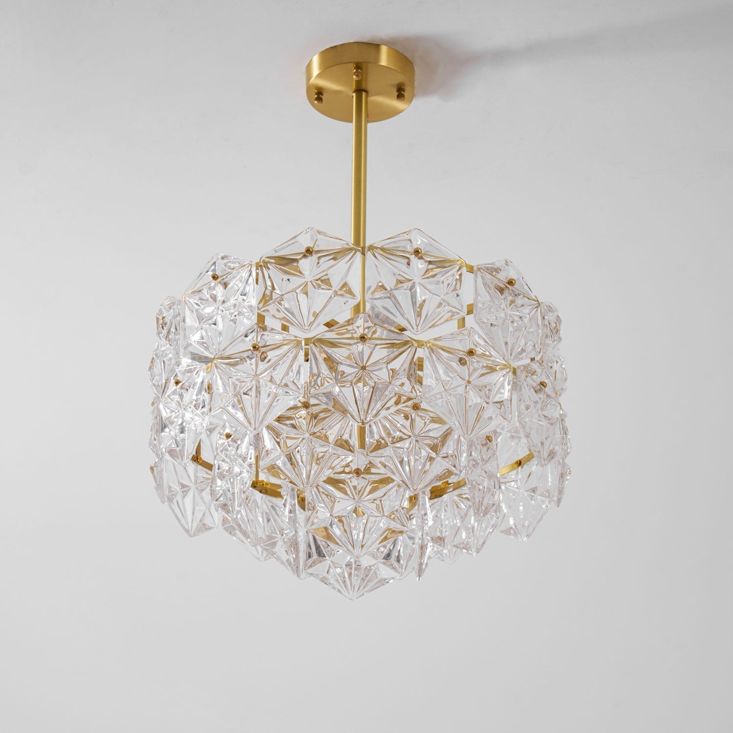 Snowflake Glass Chandelier - Letslighting
