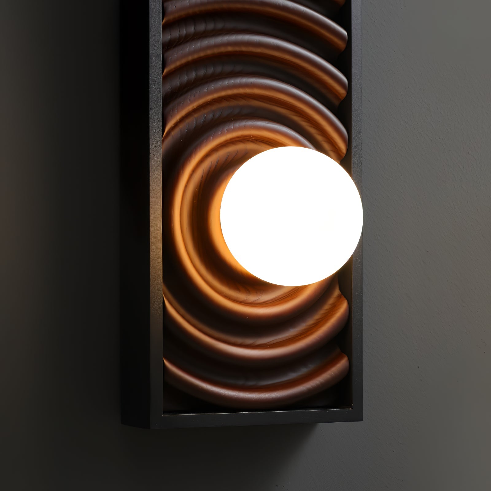 Caleb Vintage Wood Wall Lamp - Letslighting