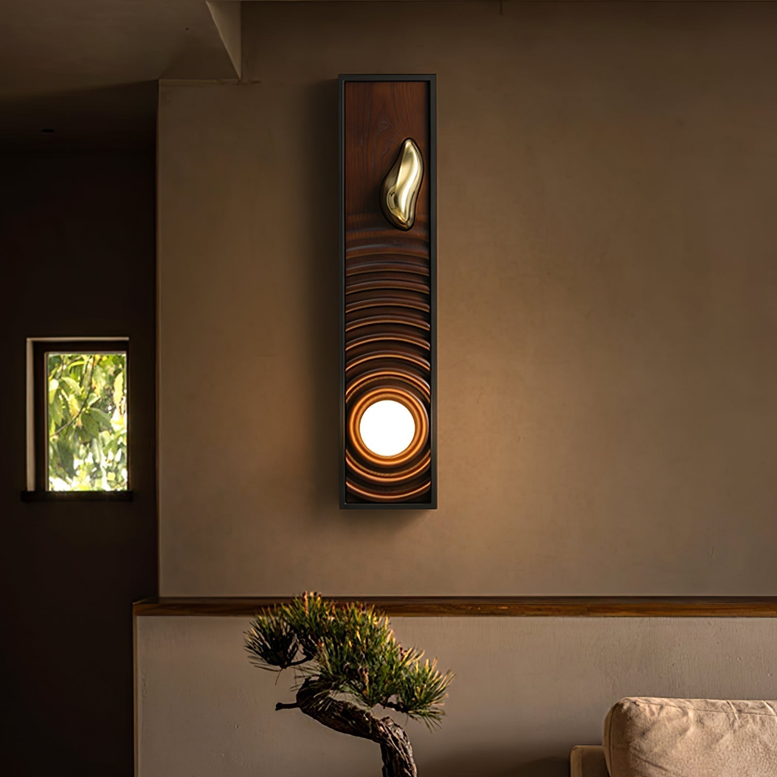 Caleb Vintage Wood Wall Lamp - Letslighting