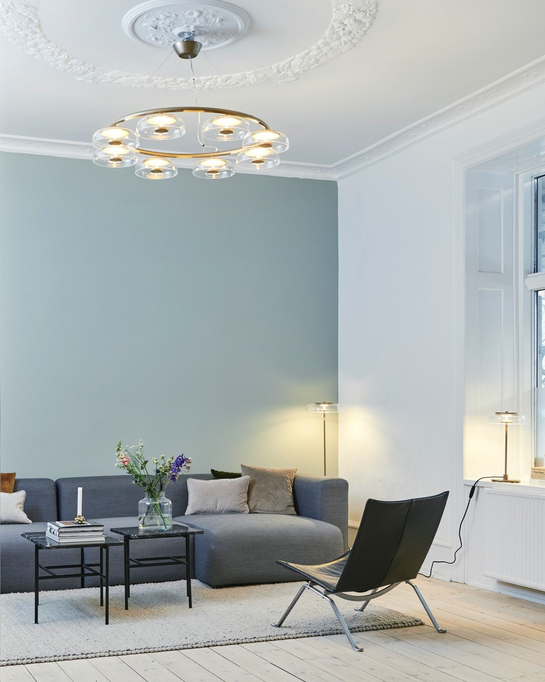 Aethera Circular Glass Chandelier - Letslighting