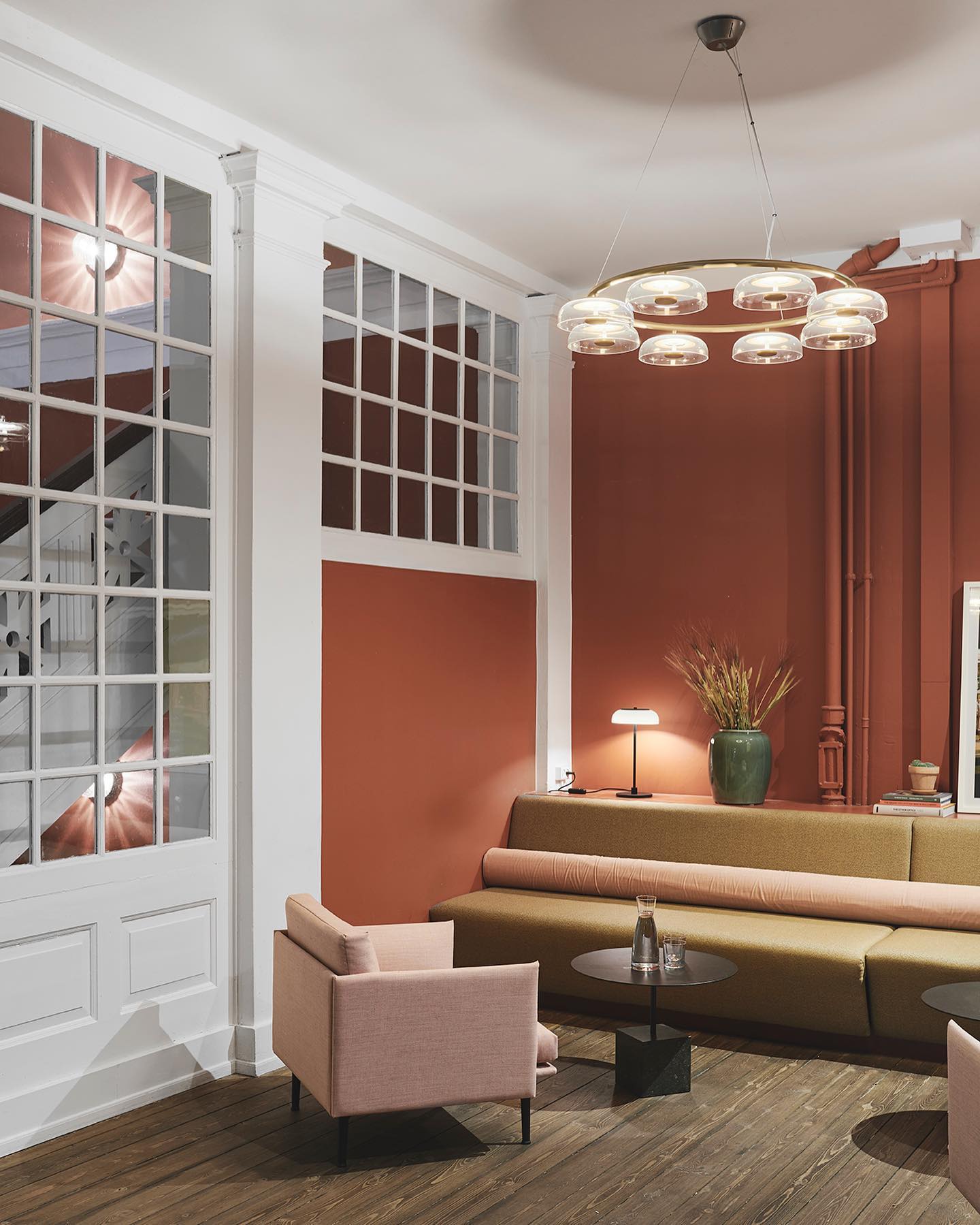 Aethera Circular Glass Chandelier - Letslighting