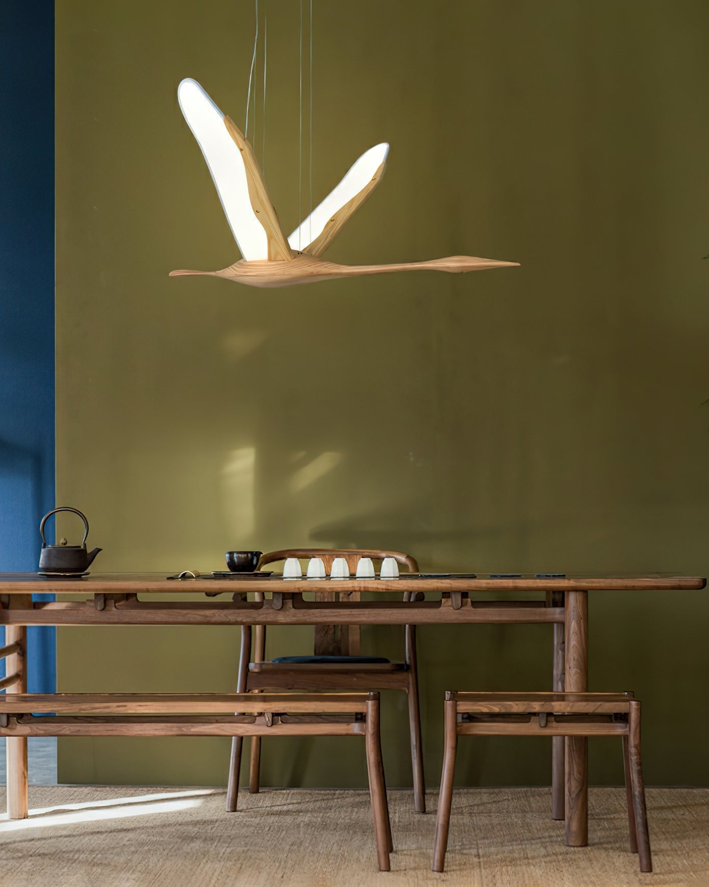 Solitude Crane Pendant Lamp - Letslighting