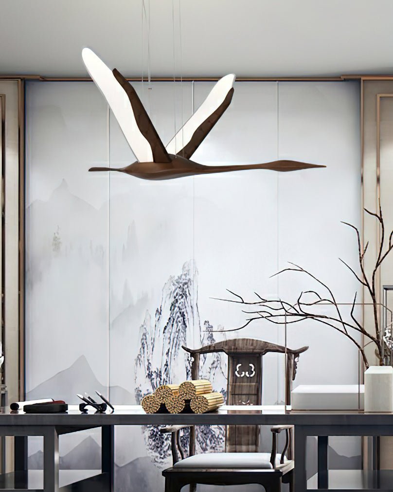 Solitude Crane Pendant Lamp - Letslighting
