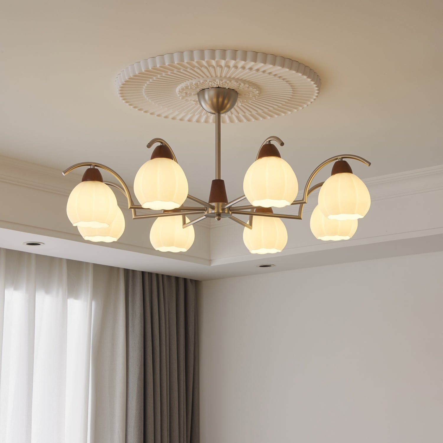 Soluna Bloom Chandelier - Letslighting